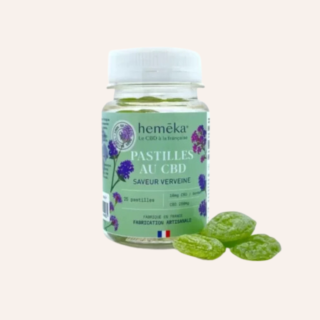 Hemeka - pastille verveine et CBD - x25